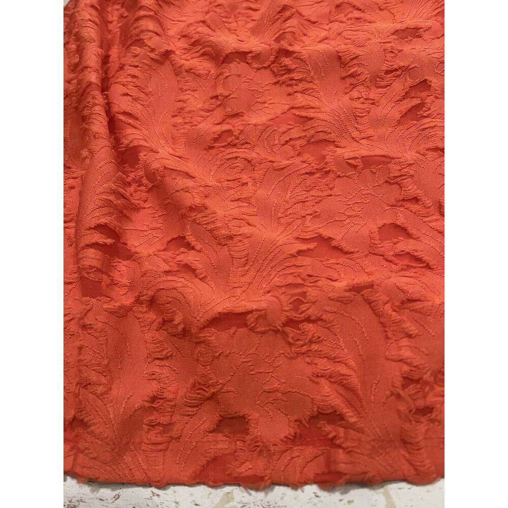 Lauren Conrad Flocked Ruffle Sleeveless Tank Top 3X Women's Shirt Spanish Coral - Picture 13 of 16